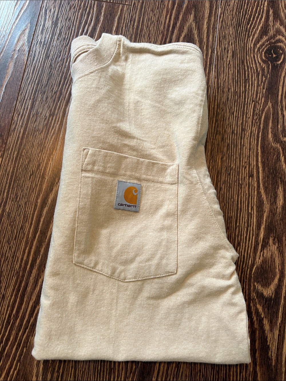 Carhartt Short Sleeve Pocket Tee in Light Beige - Picture 9 of 10